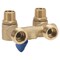 Proline Series Homewerks 1/2 in. MPT X 3/4 in. MHT Brass Dual Washing Machine Shut-Off Valve 102-207 - alternate 3